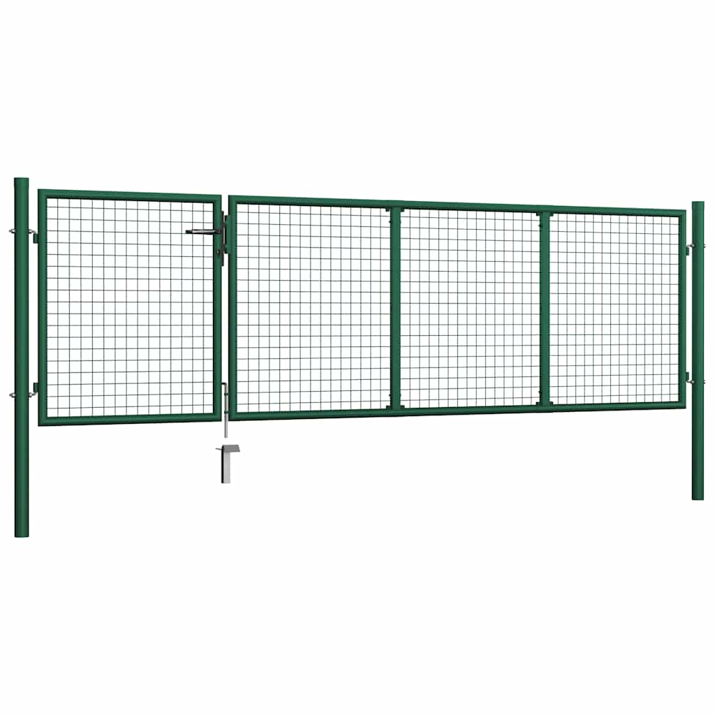 havelåge stål 350x100 cm grøn