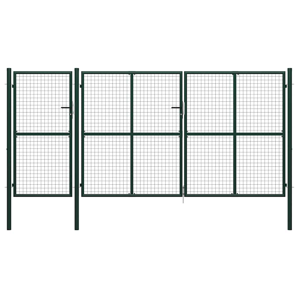 havelåge stål 400x150 cm grøn