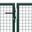 havelåge stål 400x150 cm grøn