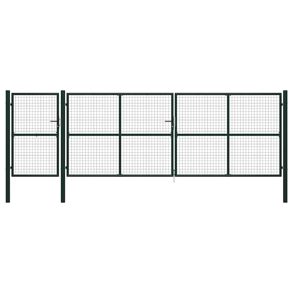 havelåge stål 500x150 cm grøn