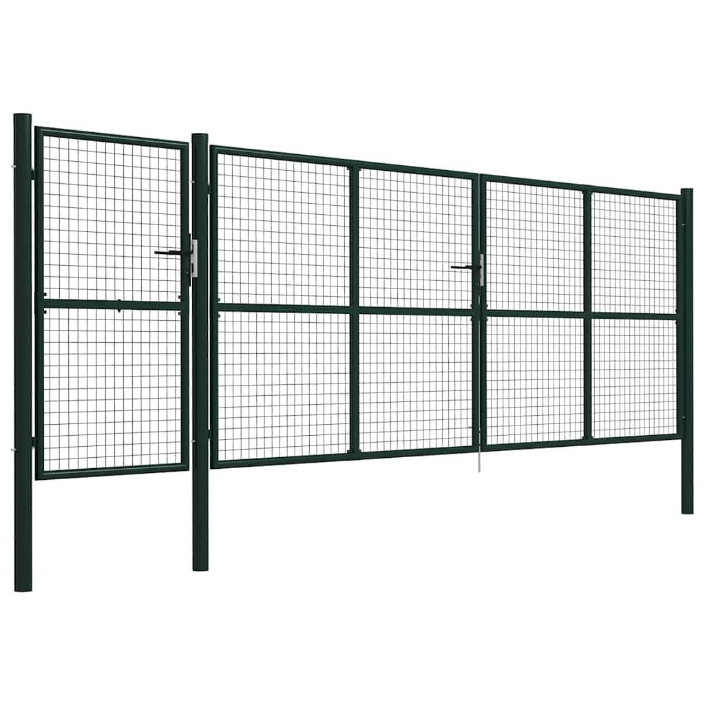 havelåge stål 500x150 cm grøn