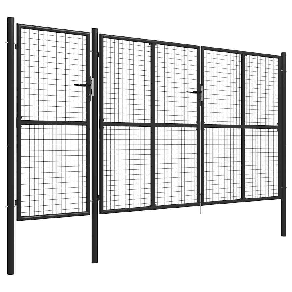 havelåge 400 x 150 cm stål antracitgrå