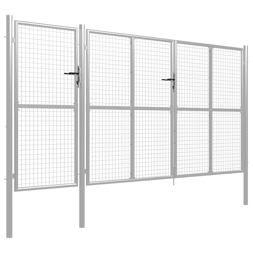 havelåge stål 400x150 cm sølv
