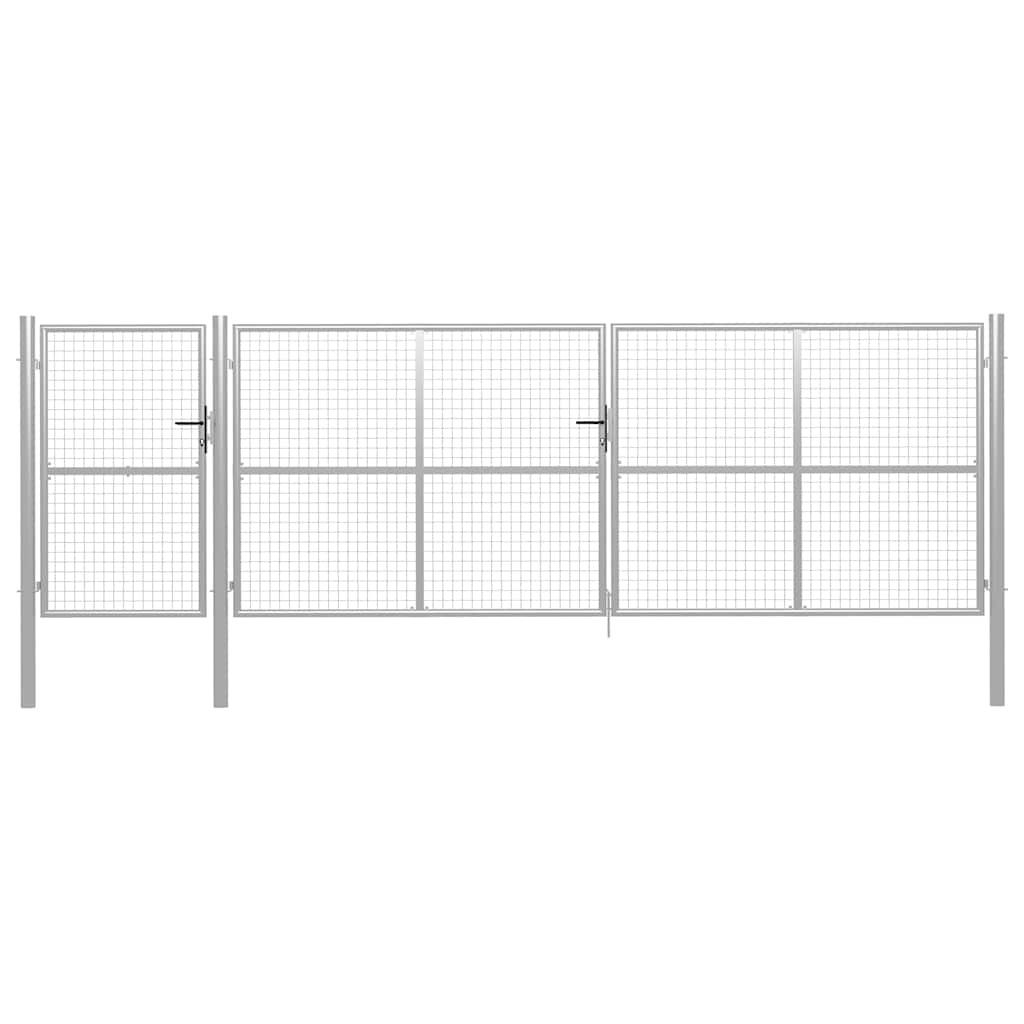 havelåge stål 500x150 cm sølv