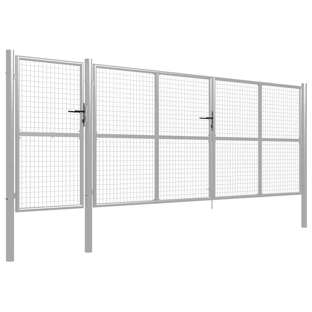 havelåge stål 500x150 cm sølv