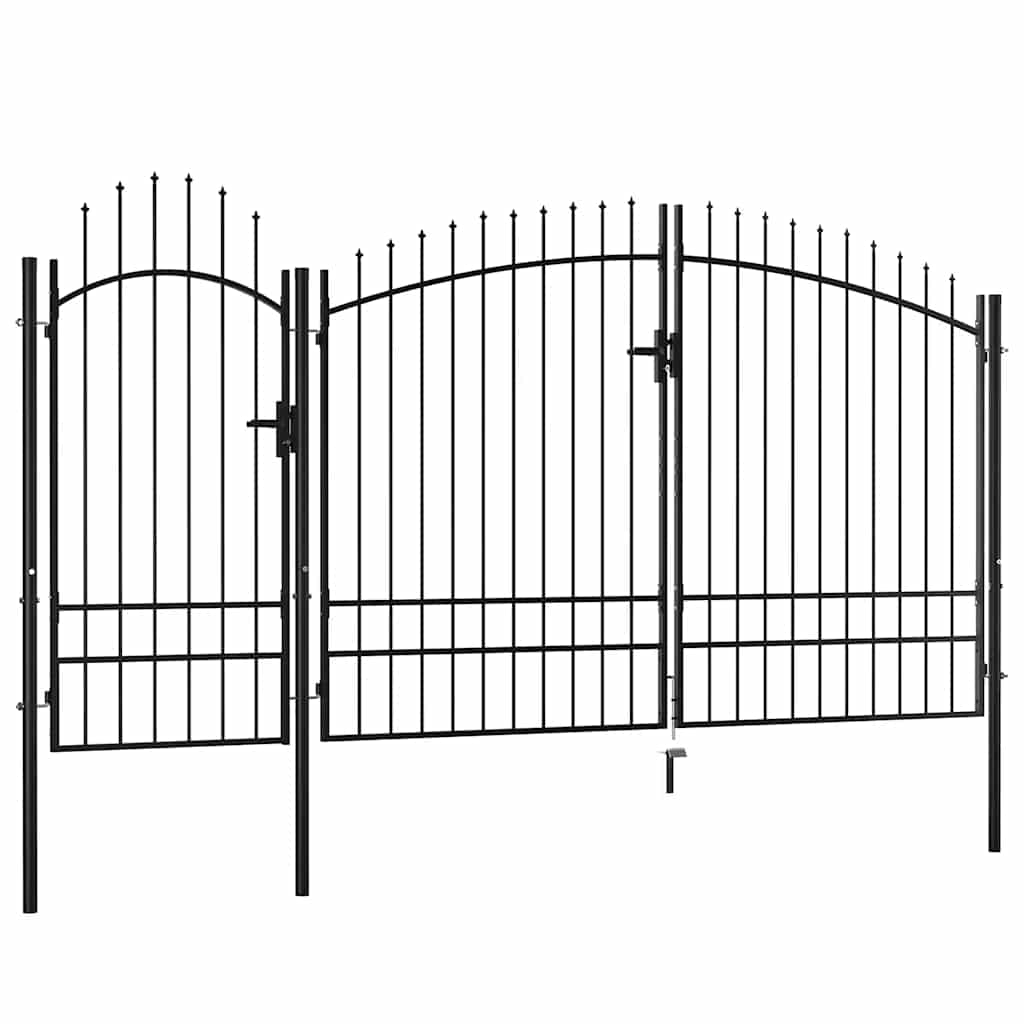 havelåge Woerden stål 1,95x4 m sort