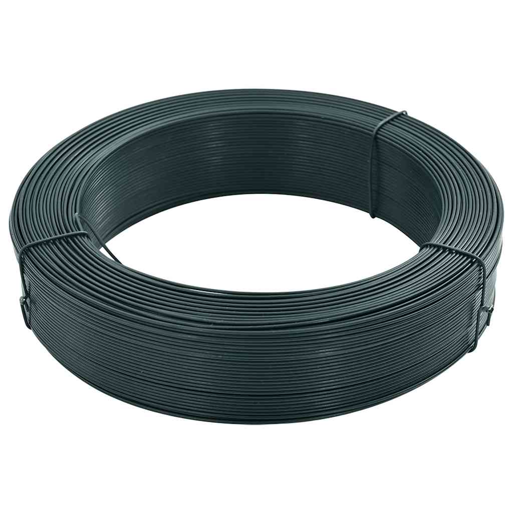 hegnsbindetråd 250 m 2,3/3,8 mm stål sortgrøn