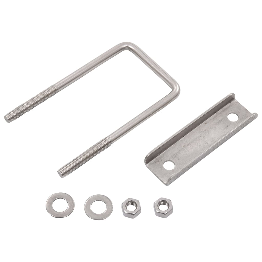 U-formet forbindelsesklemme til hegn 25 sæt 60 x 40 mm