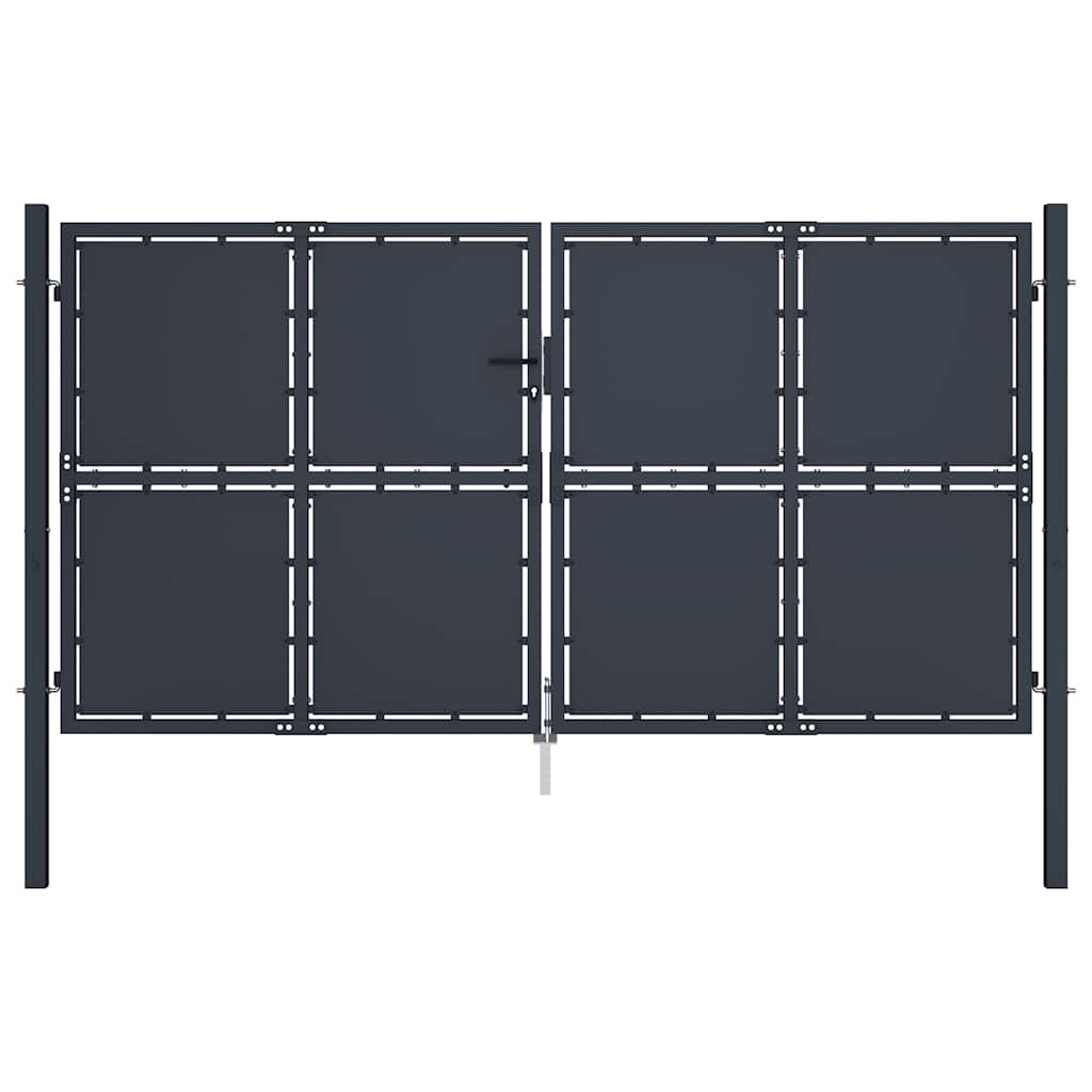 havelåge stål 300x125 cm antracitgrå