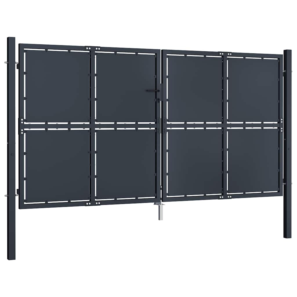 havelåge stål 300x150 cm antracitgrå