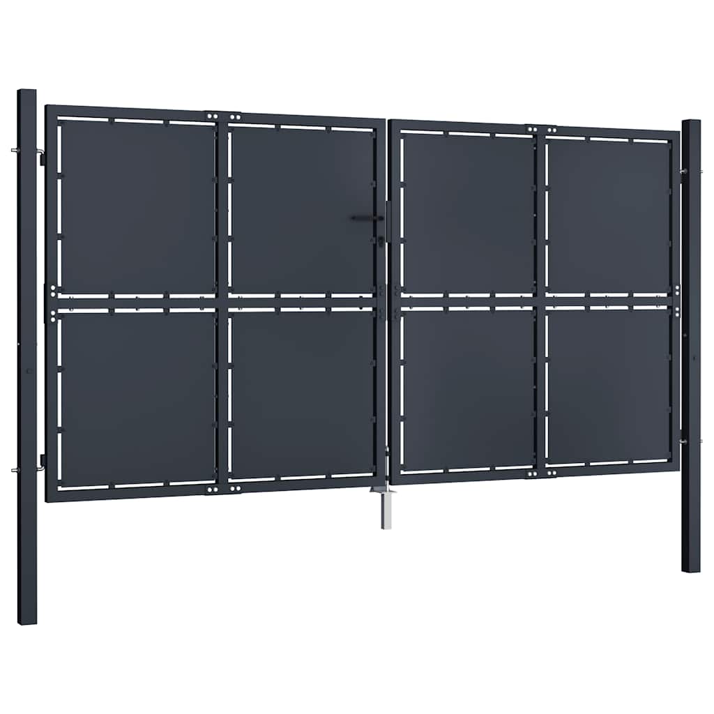 havelåge stål 300x175 cm antracitgrå