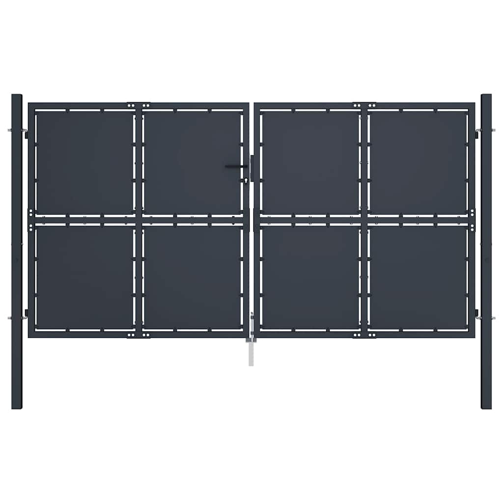 havelåge stål 300x200 cm antracitgrå