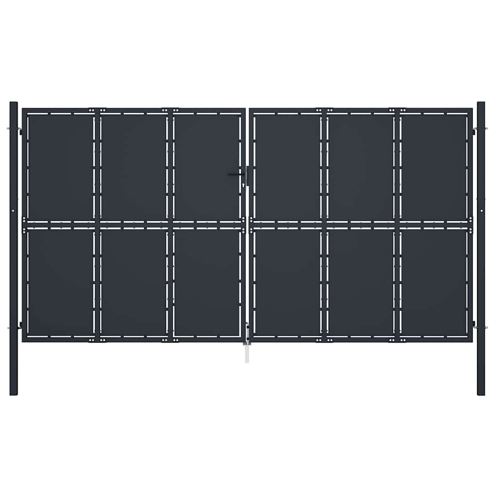 havelåge stål 400x175 cm antracitgrå