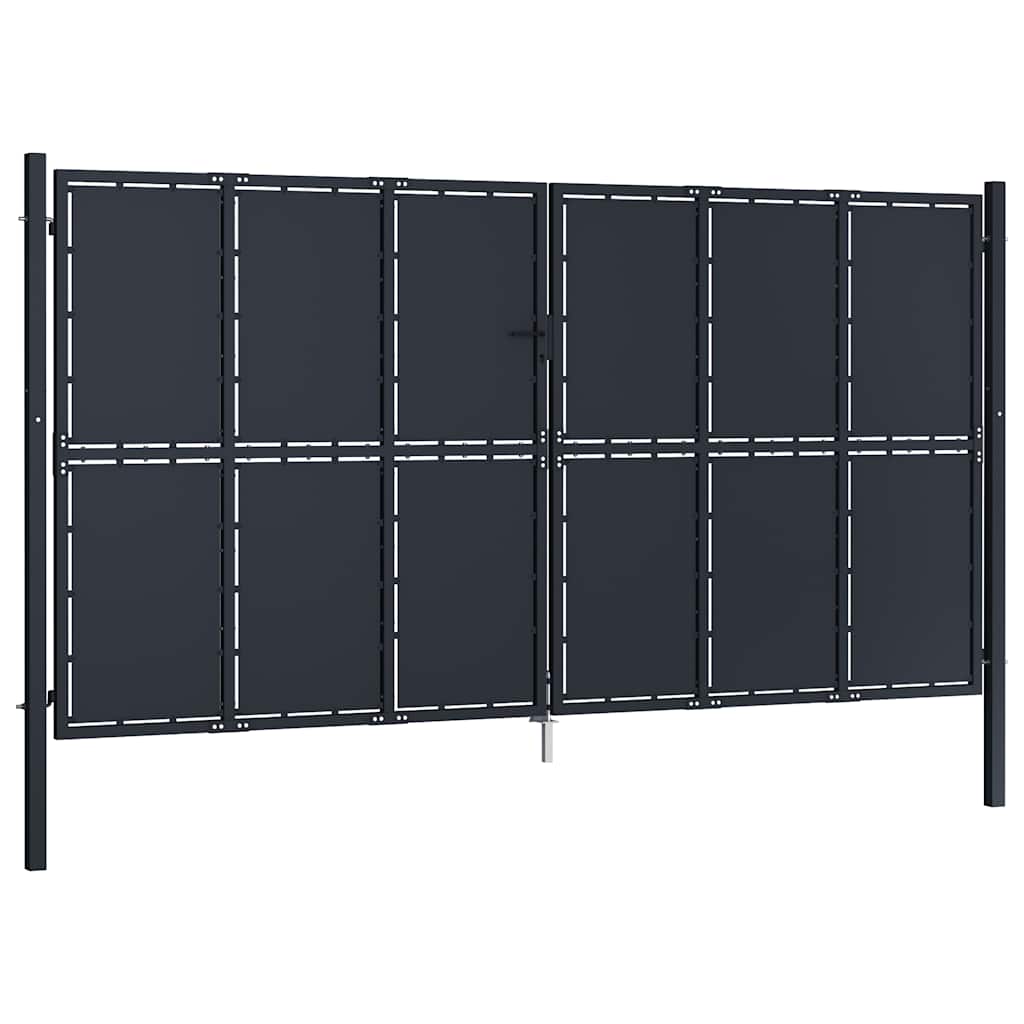 havelåge stål 400x175 cm antracitgrå