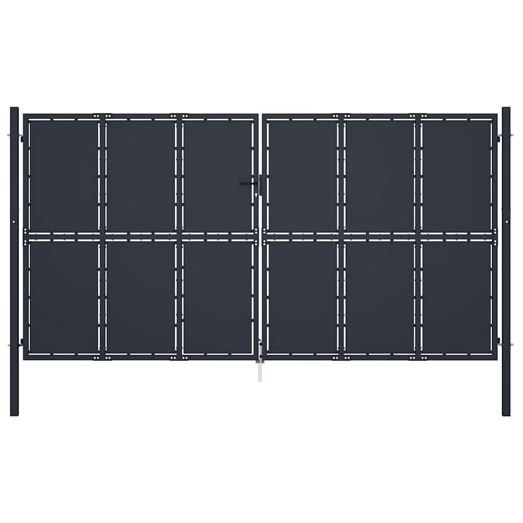 havelåge stål 400x200 cm antracitgrå
