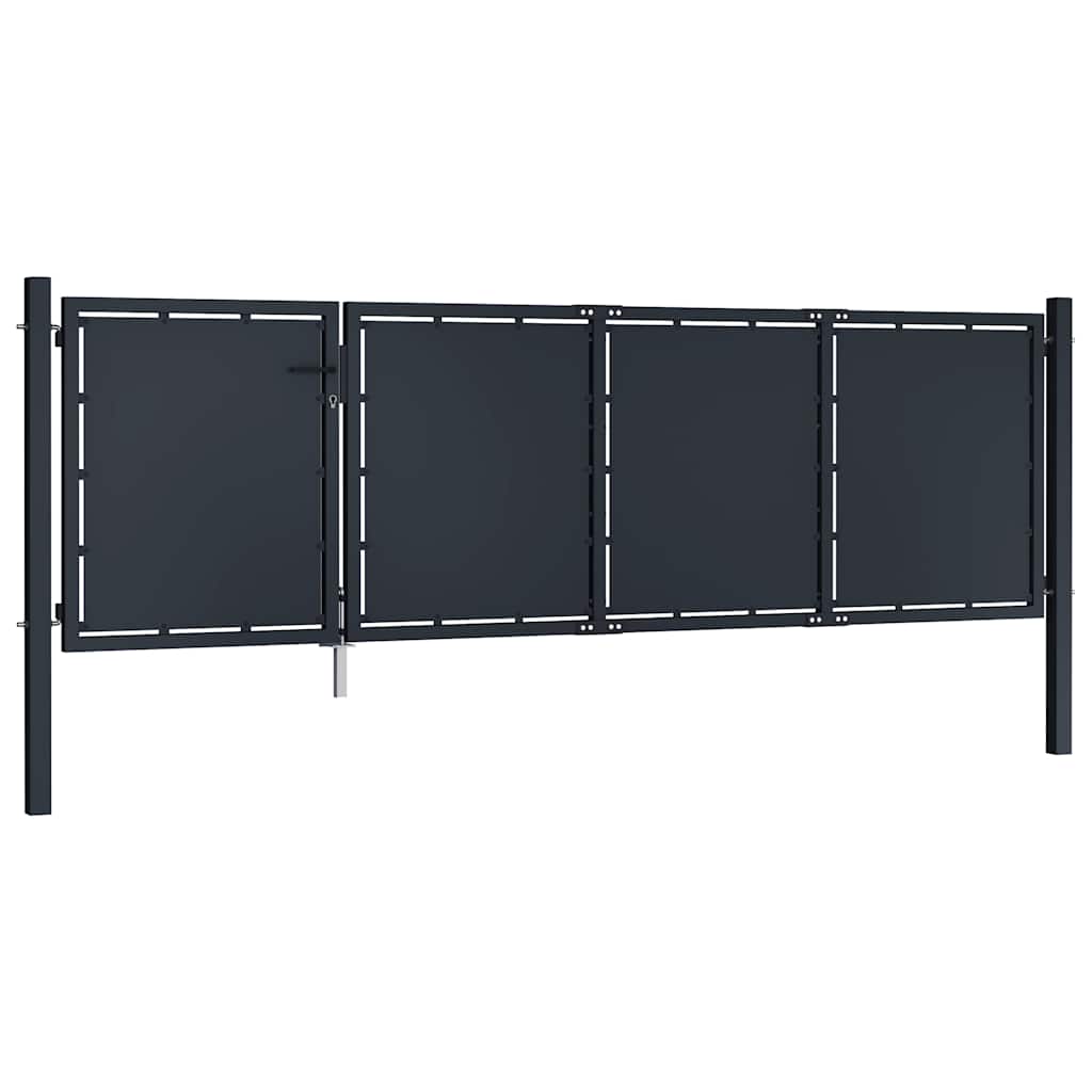 havelåge stål 350x100 cm antracitgrå