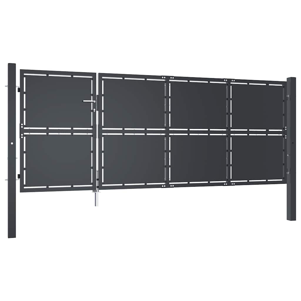 havelåge stål 350x125 cm antracitgrå