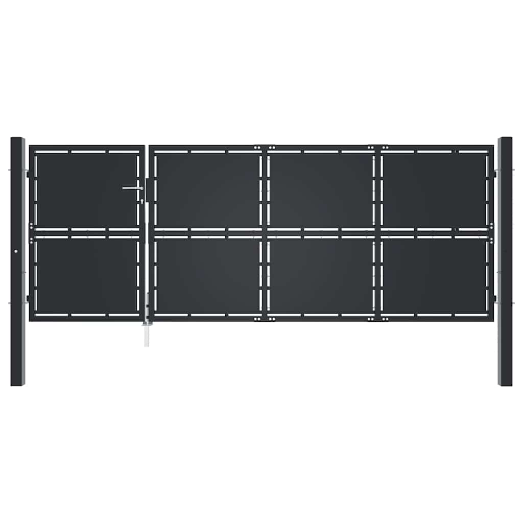 havelåge stål 350x125 cm antracitgrå