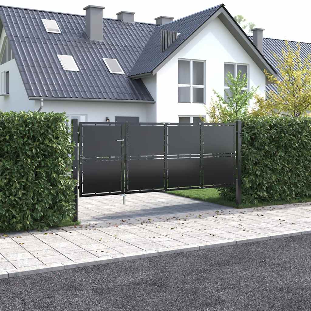 havelåge stål 350x125 cm antracitgrå