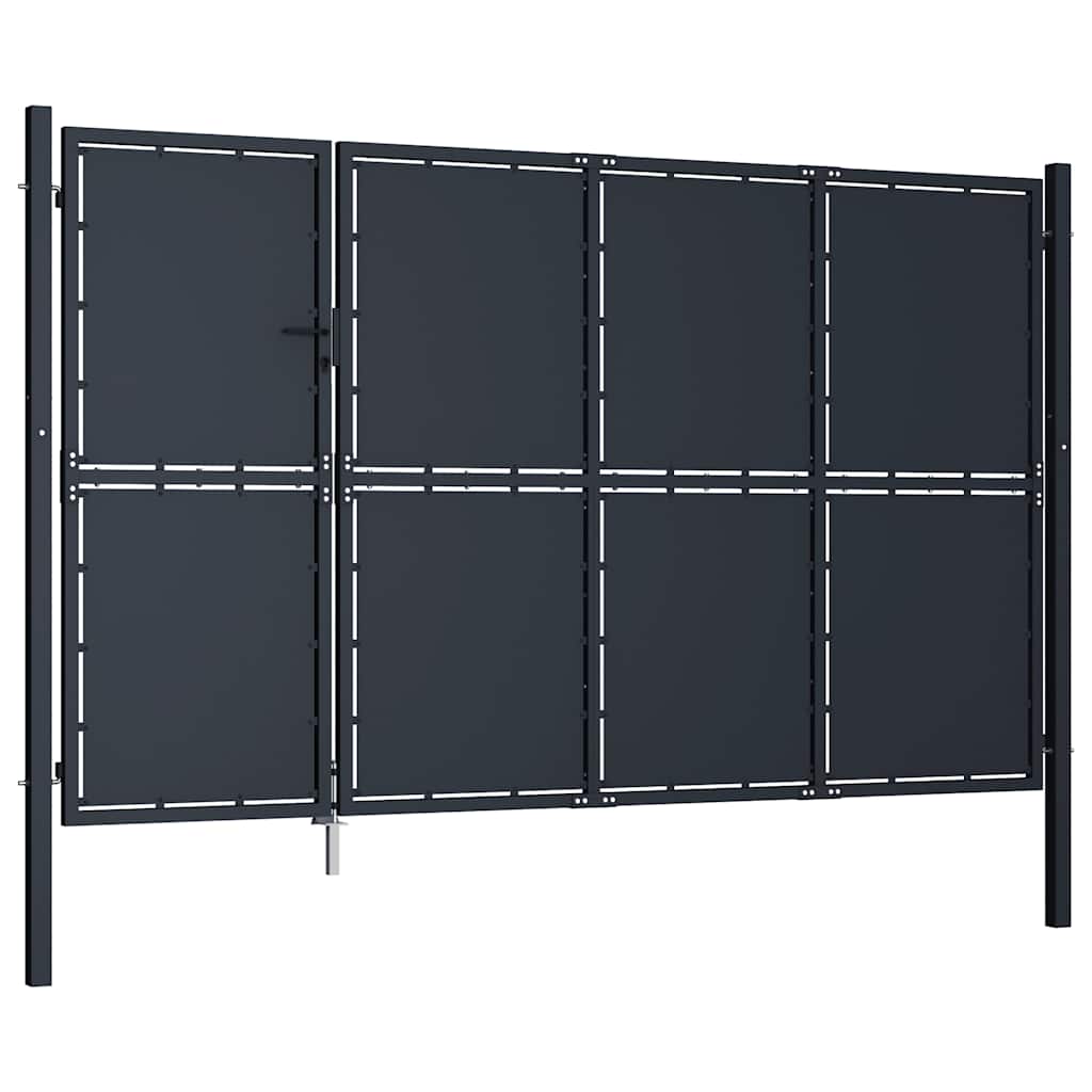 havelåge stål 350x150 cm antracitgrå