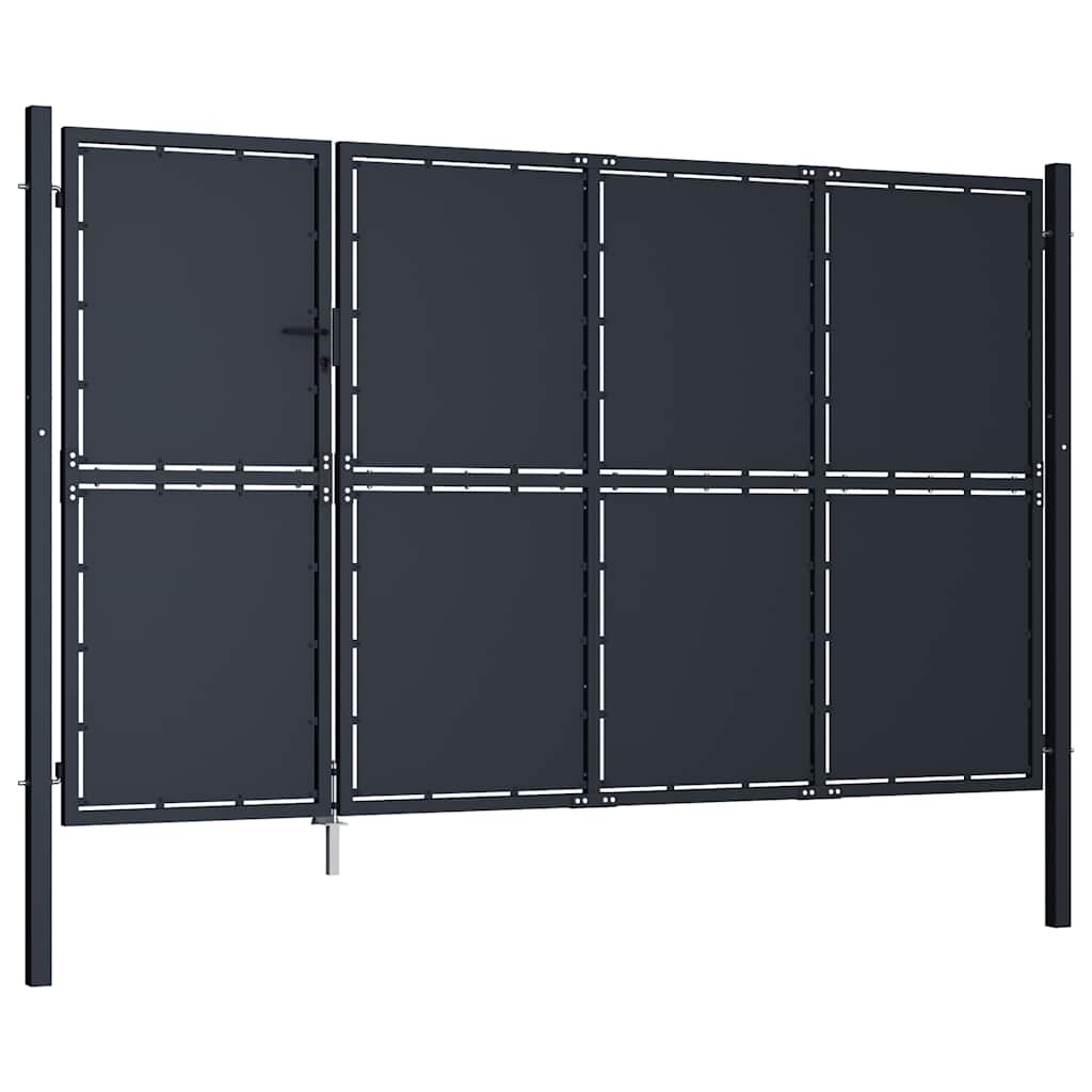 havelåge stål 350x175 cm antracitgrå