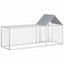 hønsegård 3x1x1,5 m galvaniseret stål