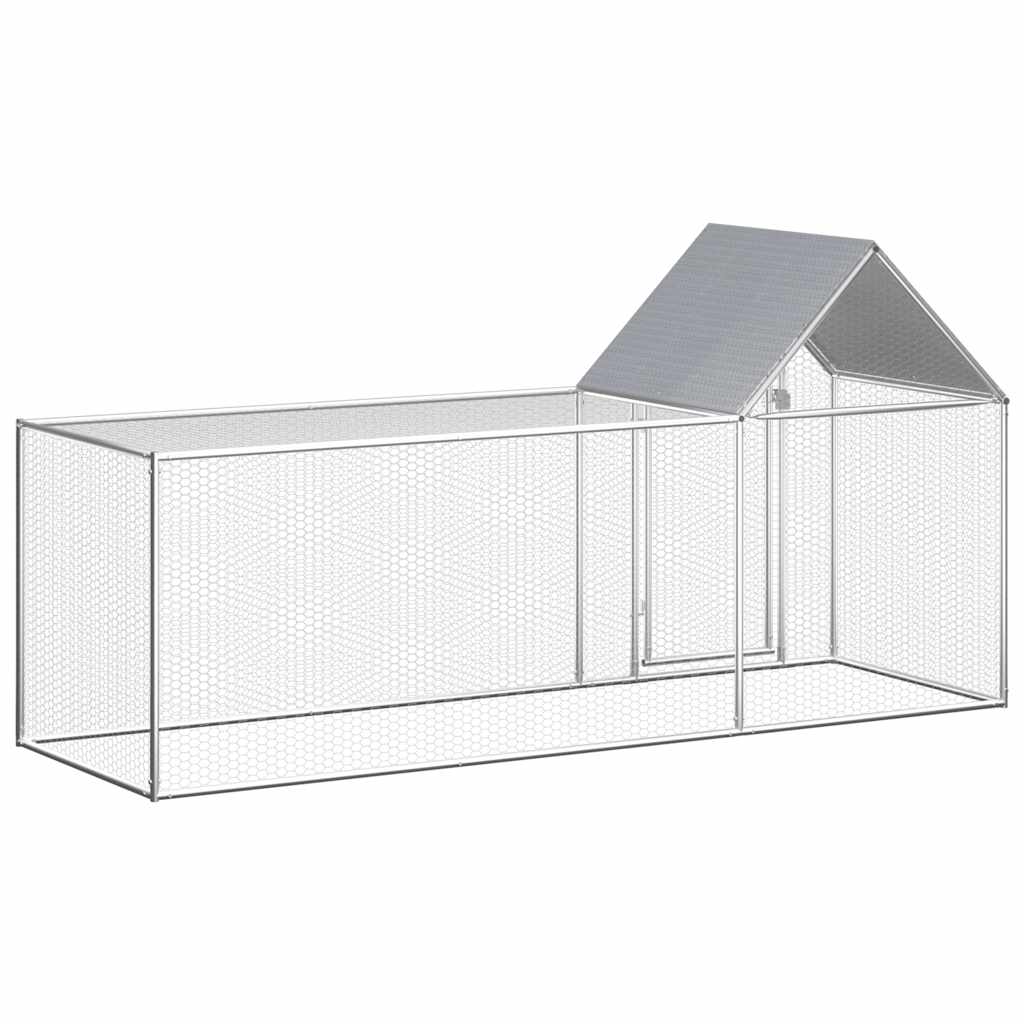 hønsegård 3x1x1,5 m galvaniseret stål