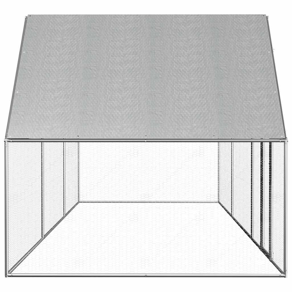 hønsegård 6x2x2 m galvaniseret stål
