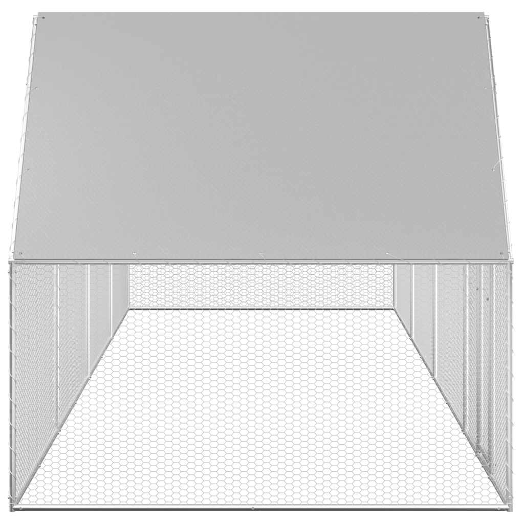 hønsegård 8x2x2 m galvaniseret stål