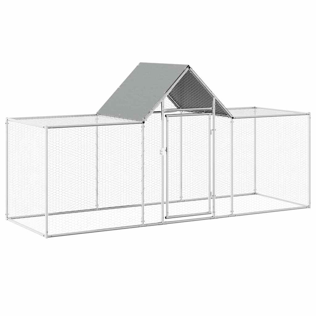 hønsegård 3x1x1,5 m galvaniseret stål