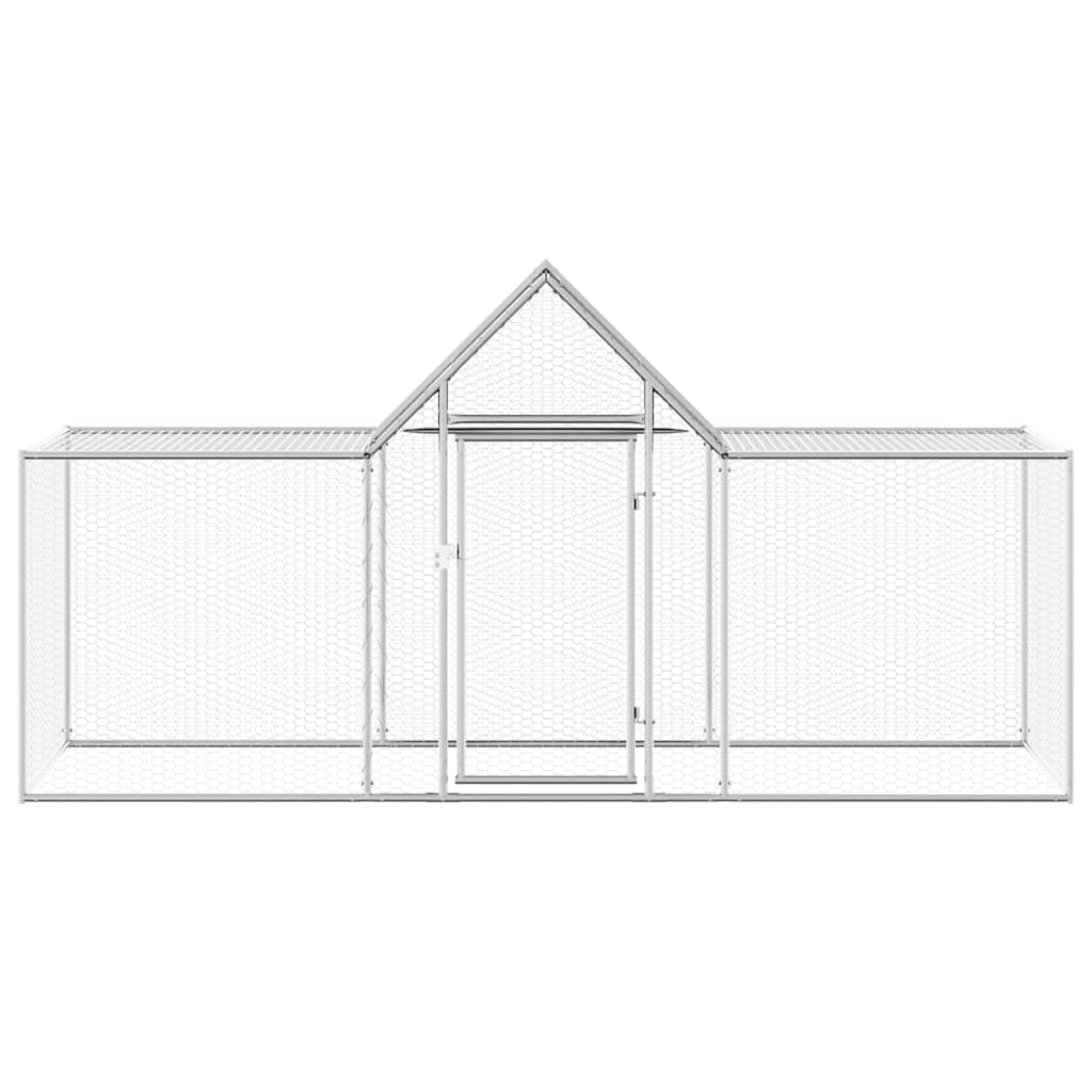 hønsegård 3x1x1,5 m galvaniseret stål