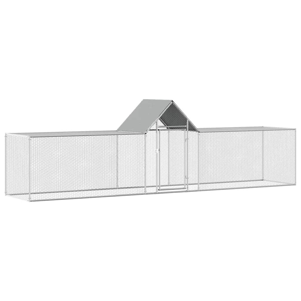 hønsegård5x1x1,5 m galvaniseret stål