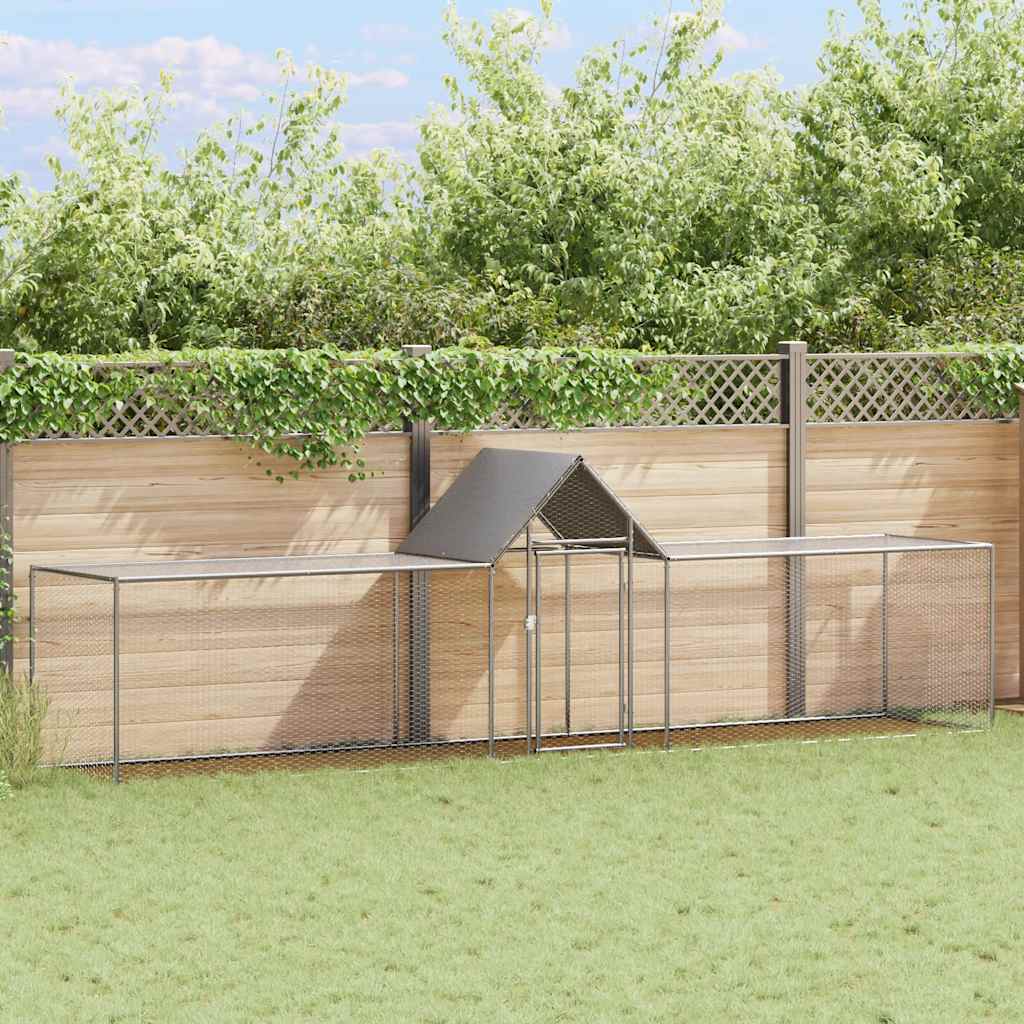 hønsegård5x1x1,5 m galvaniseret stål