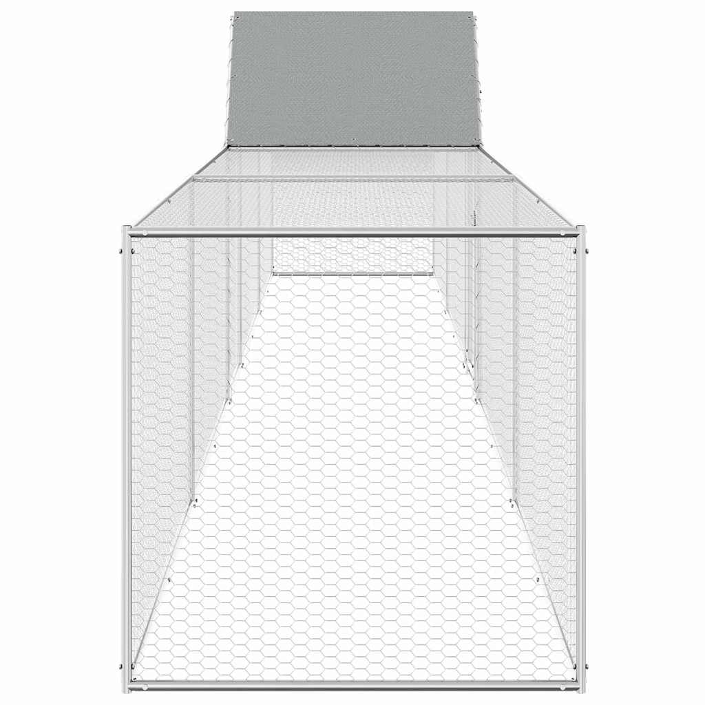 hønsegård 9x1x1,5 m galvaniseret stål