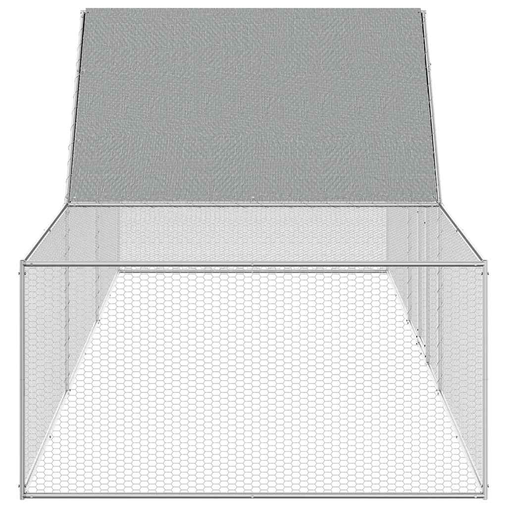 hønsegård 6x2x2 m galvaniseret stål