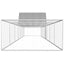 hønsegård 14x2x2 m galvaniseret stål