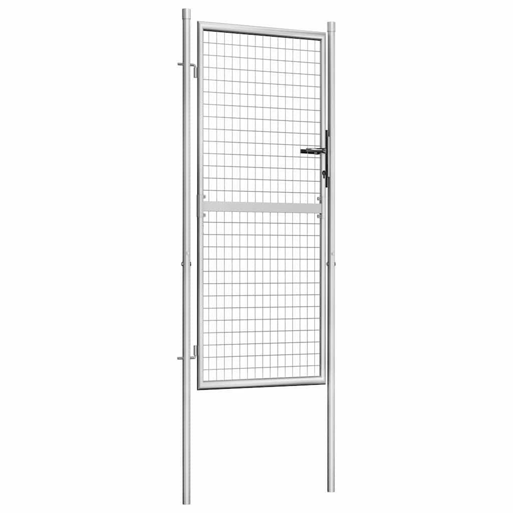 havelåge galvaniseret stål 105x175 cm sølv