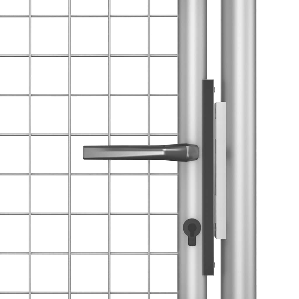 havelåge galvaniseret stål 105x175 cm sølv