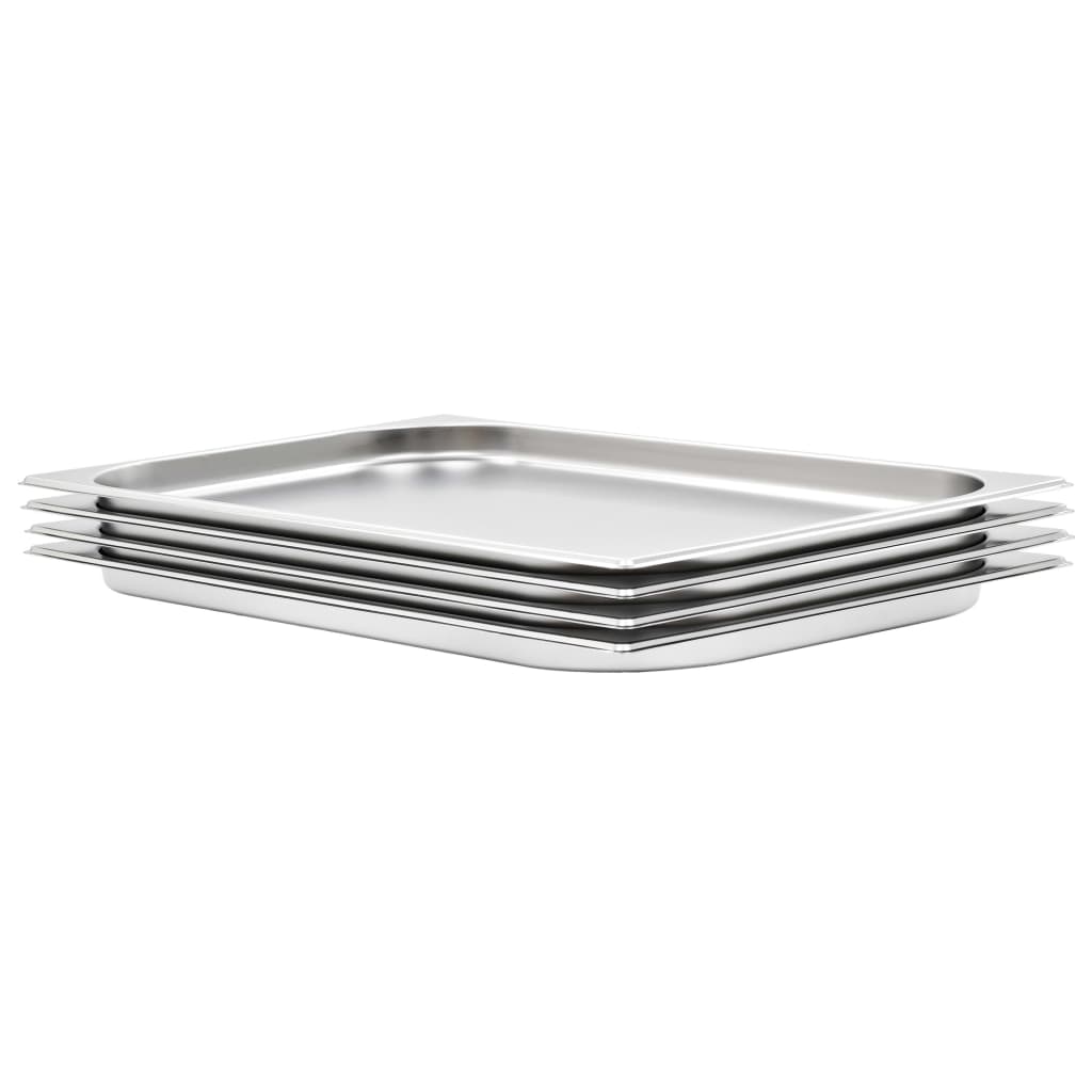 gastronorm beholder 4 stk. GN 1/1 20 mm rustfrit stål