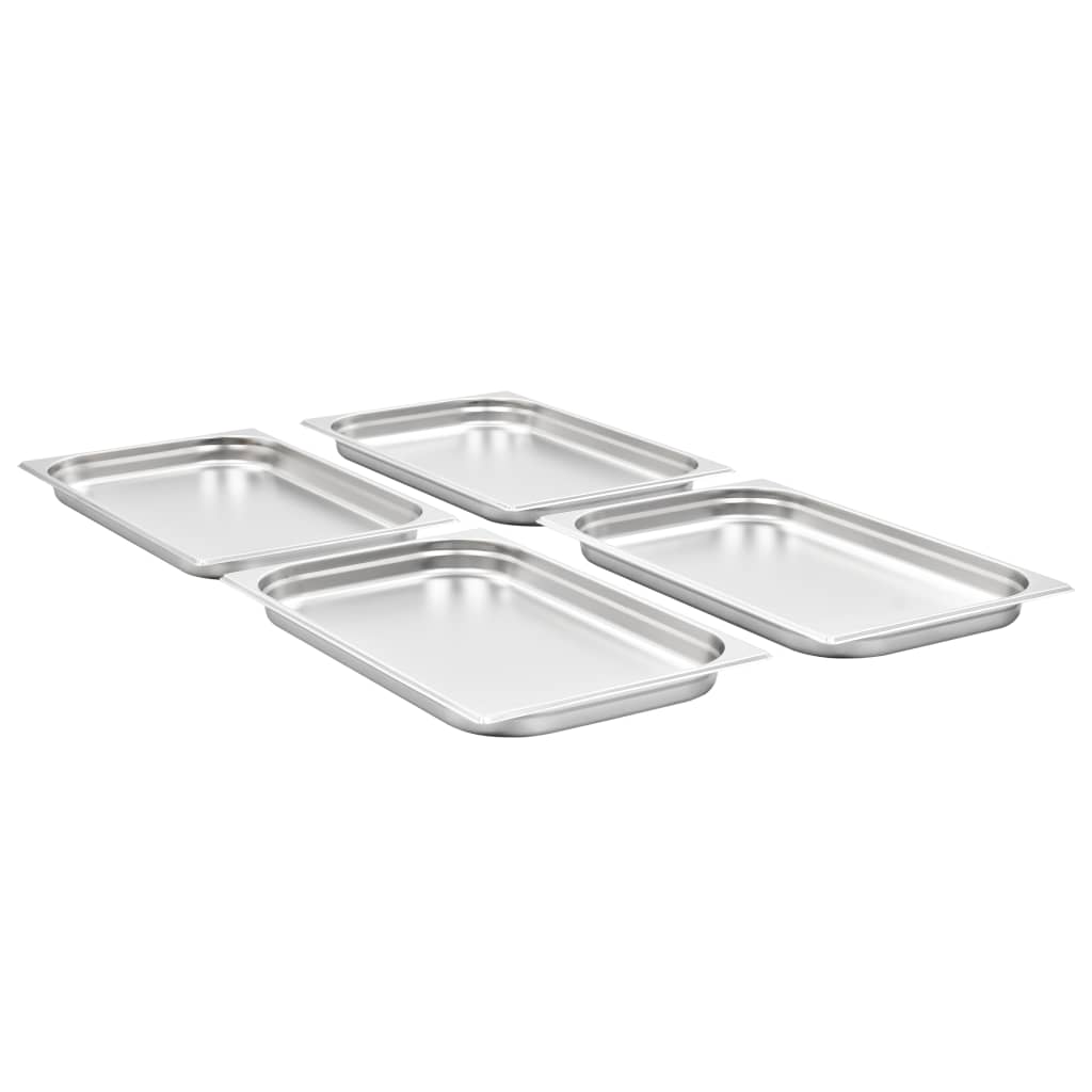 gastronorm beholder 4 stk. GN 1/1 40 mm rustfrit stål