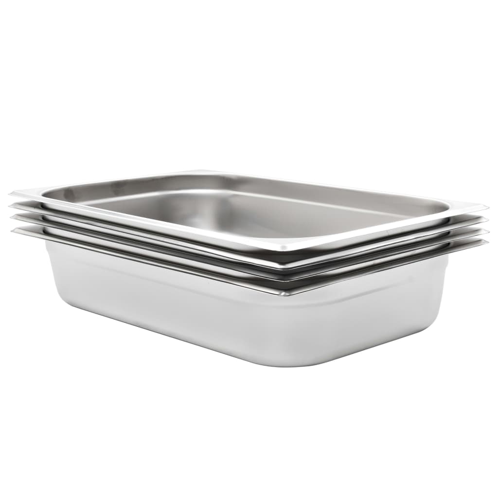 gastronorm beholder 4 stk. GN 1/1 100 mm rustfrit stål