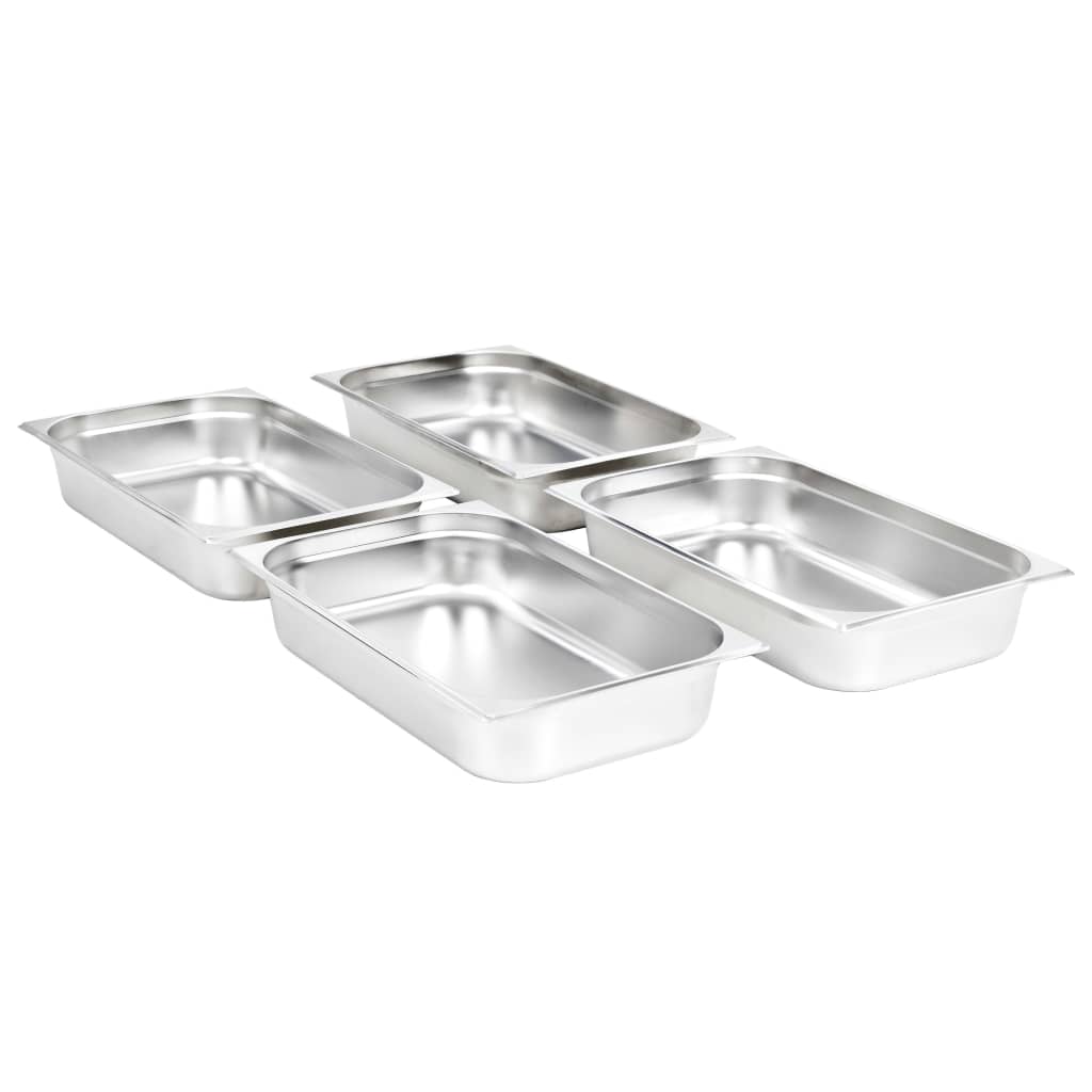 gastronorm beholder 4 stk. GN 1/1 100 mm rustfrit stål