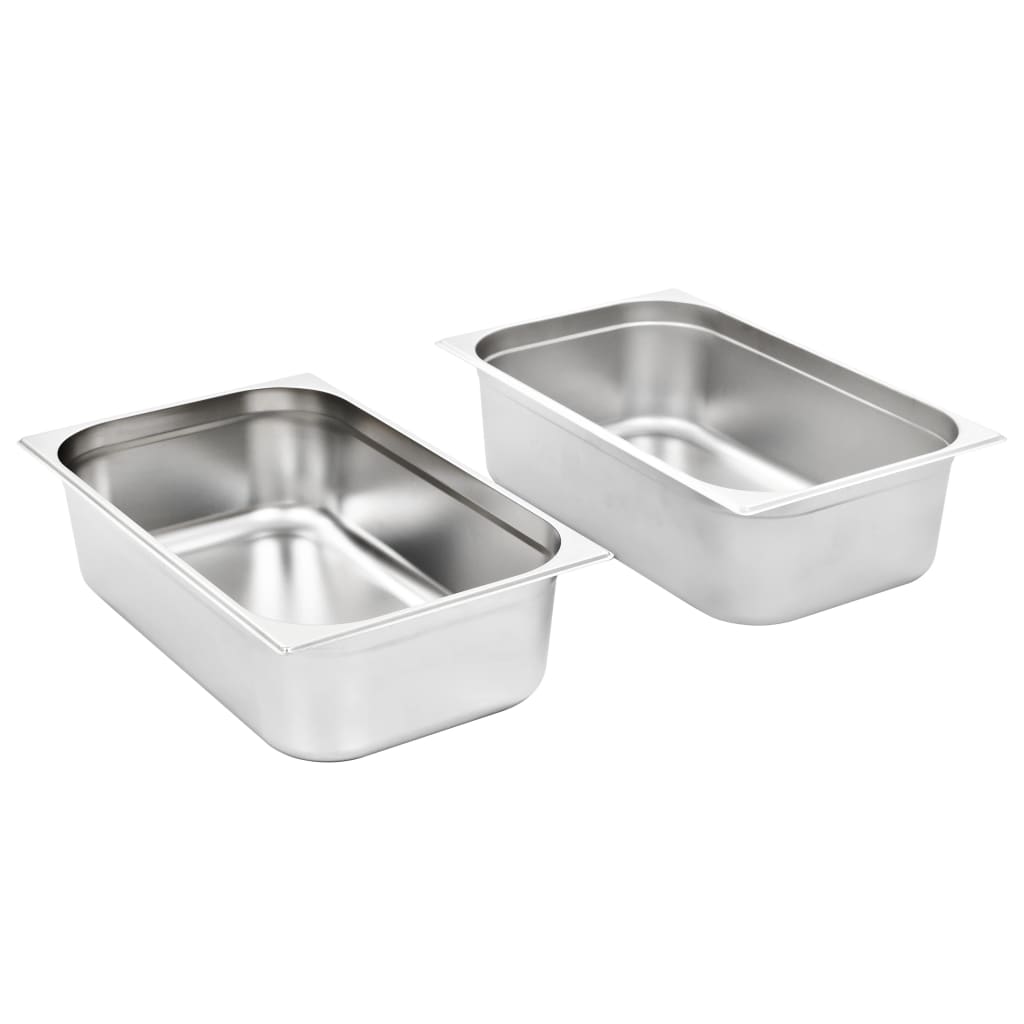 gastronorm beholder 2 stk. GN 1/1 150 mm rustfrit stål