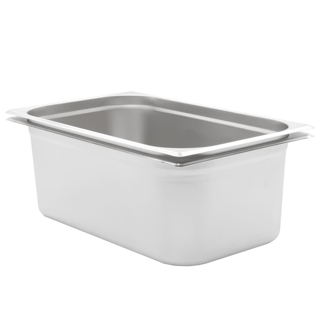 gastronorm beholder 2 stk. GN 1/1 200 mm rustfrit stål