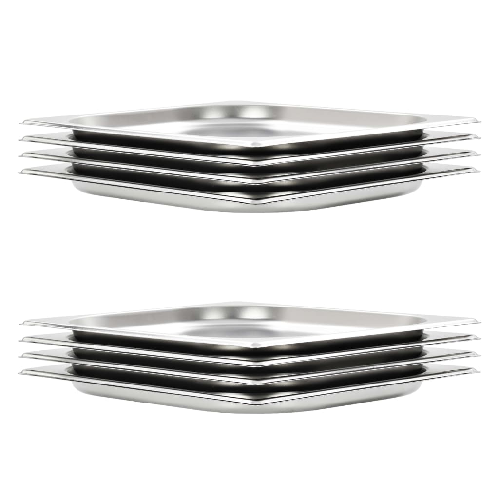 gastronorm beholder 8 stk. GN 1/1 20 mm rustfrit stål