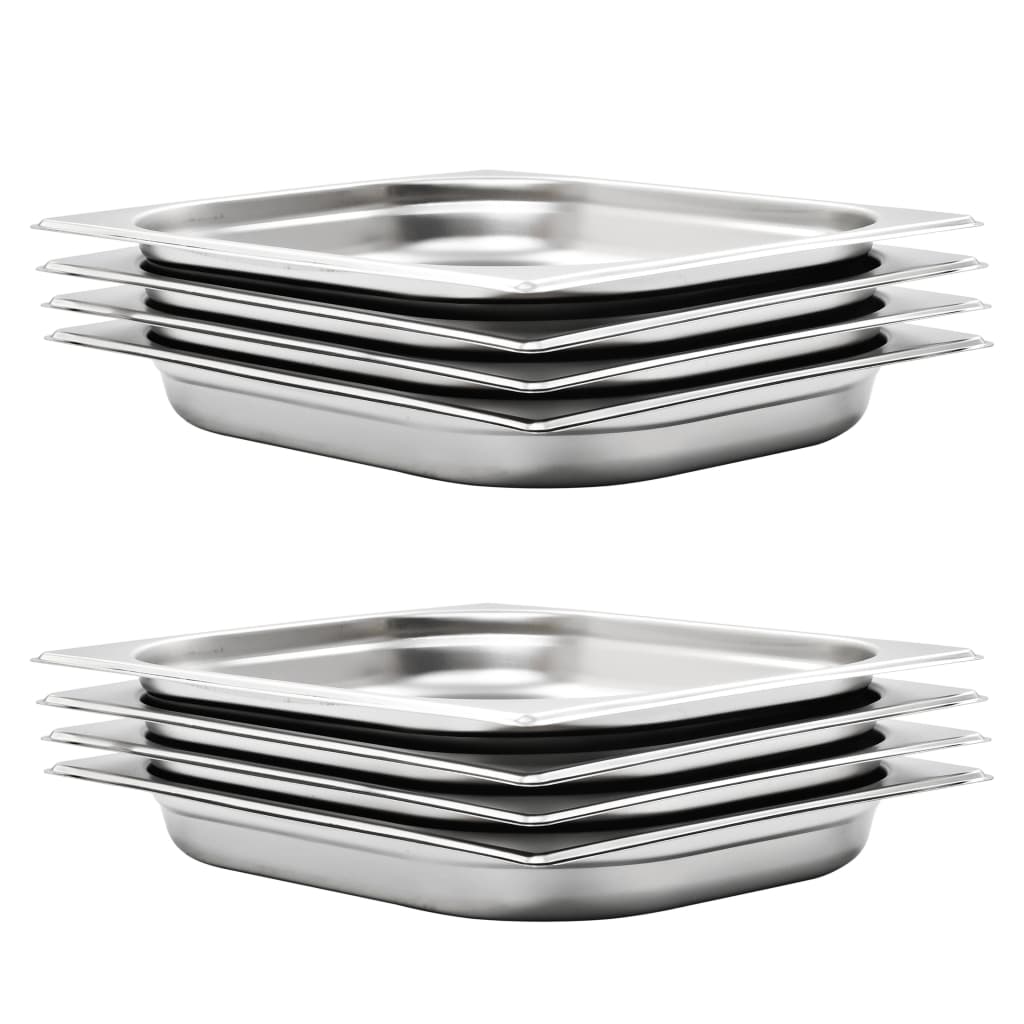 gastronorm beholder 8 stk. GN 1/1 40 mm rustfrit stål