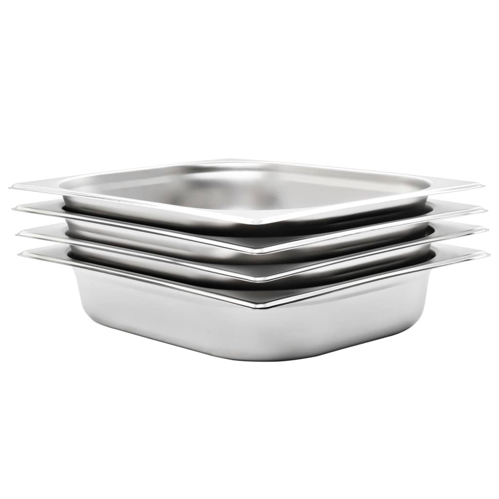 gastronorm beholder 4 stk. GN 1/2 65 mm rustfrit stål