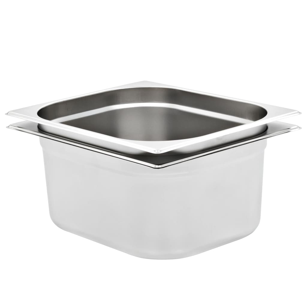gastronorm beholder 2 stk. GN 1/2 150 mm rustfrit stål