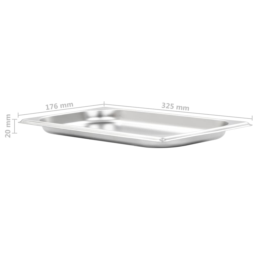 gastronorm beholder 12 stk. GN 1/3 20 mm rustfrit stål