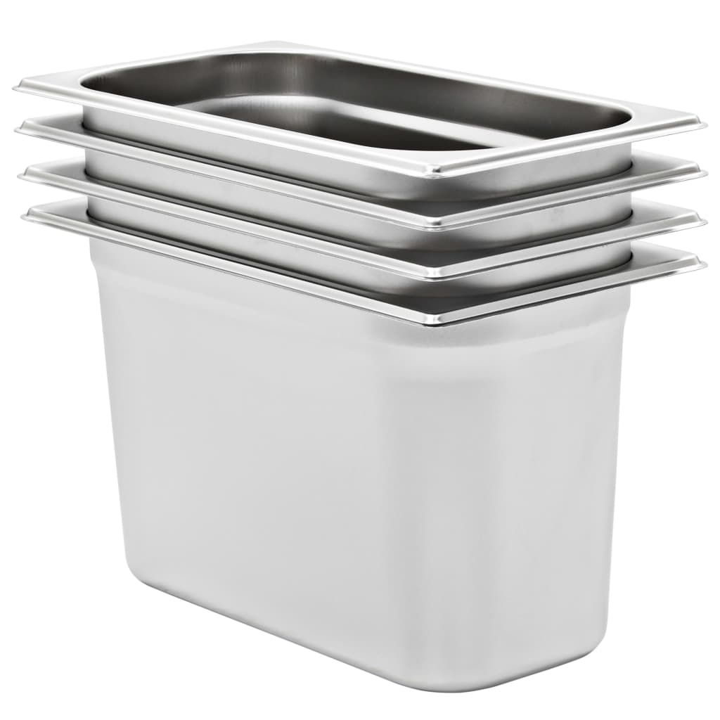 gastronorm beholder 4 stk. GN 1/3 200 mm rustfrit stål